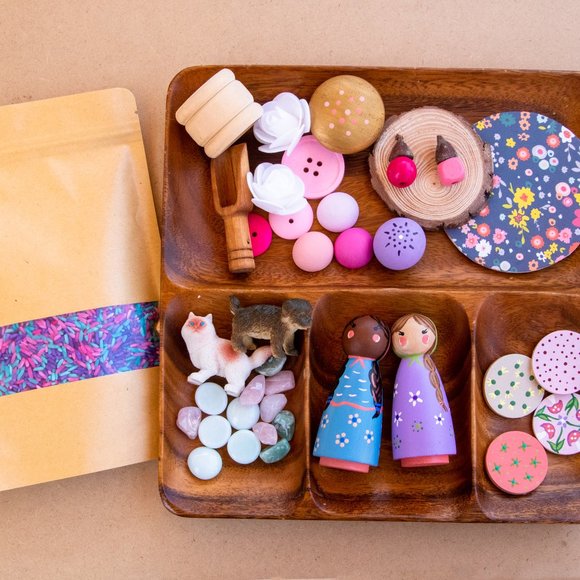 Sensory Bin | Wood Toys | Montessori - Picture 8 of 11